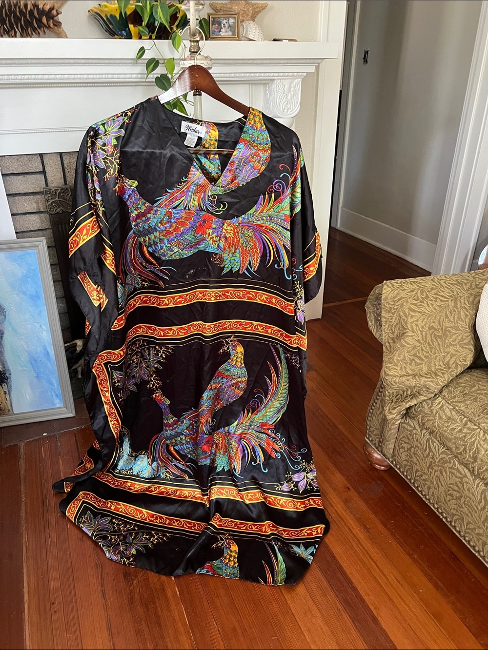 Caftan bold bird of paradise